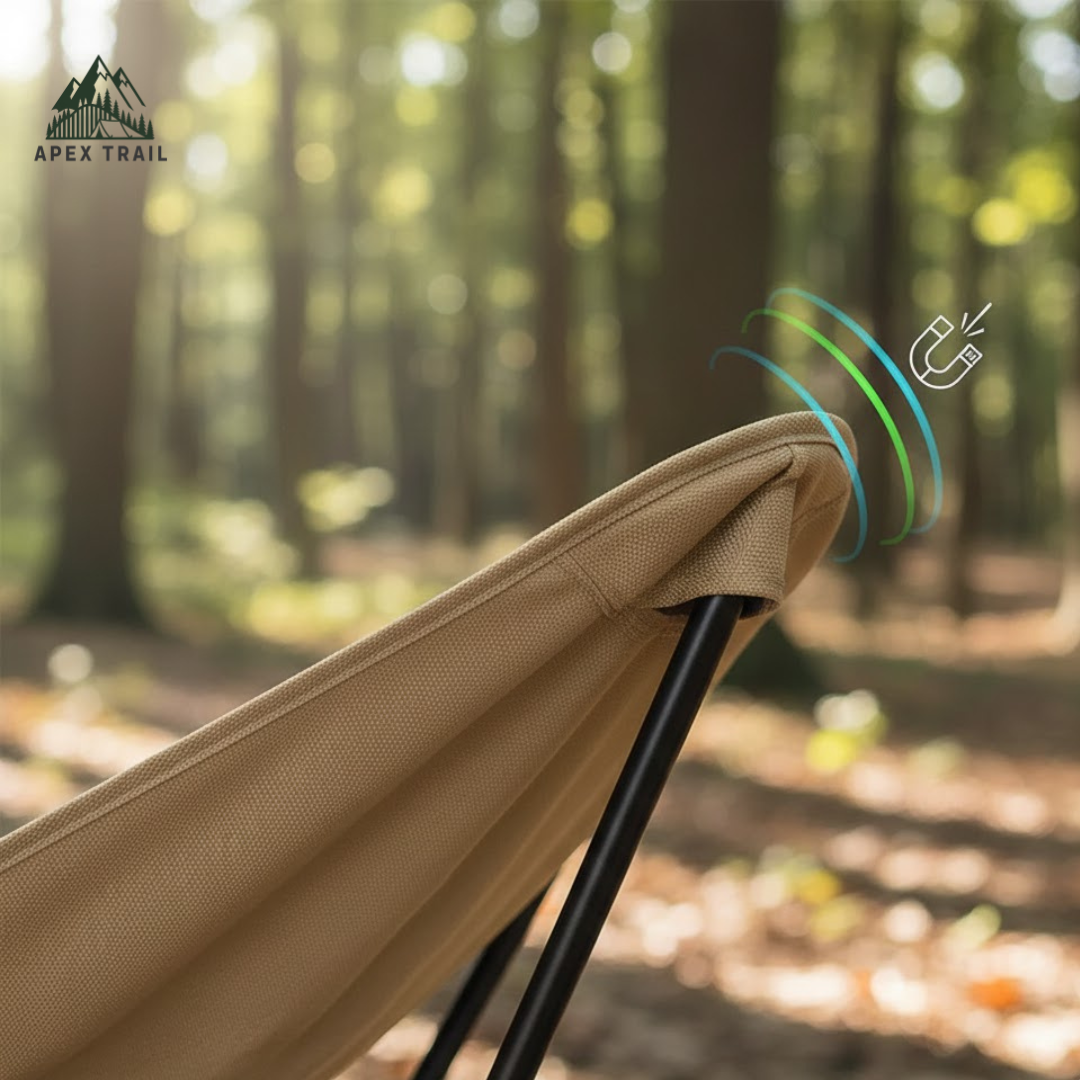Low Back Ultralight Folding Camping Chairs With Storage Pouch | Apex Trail