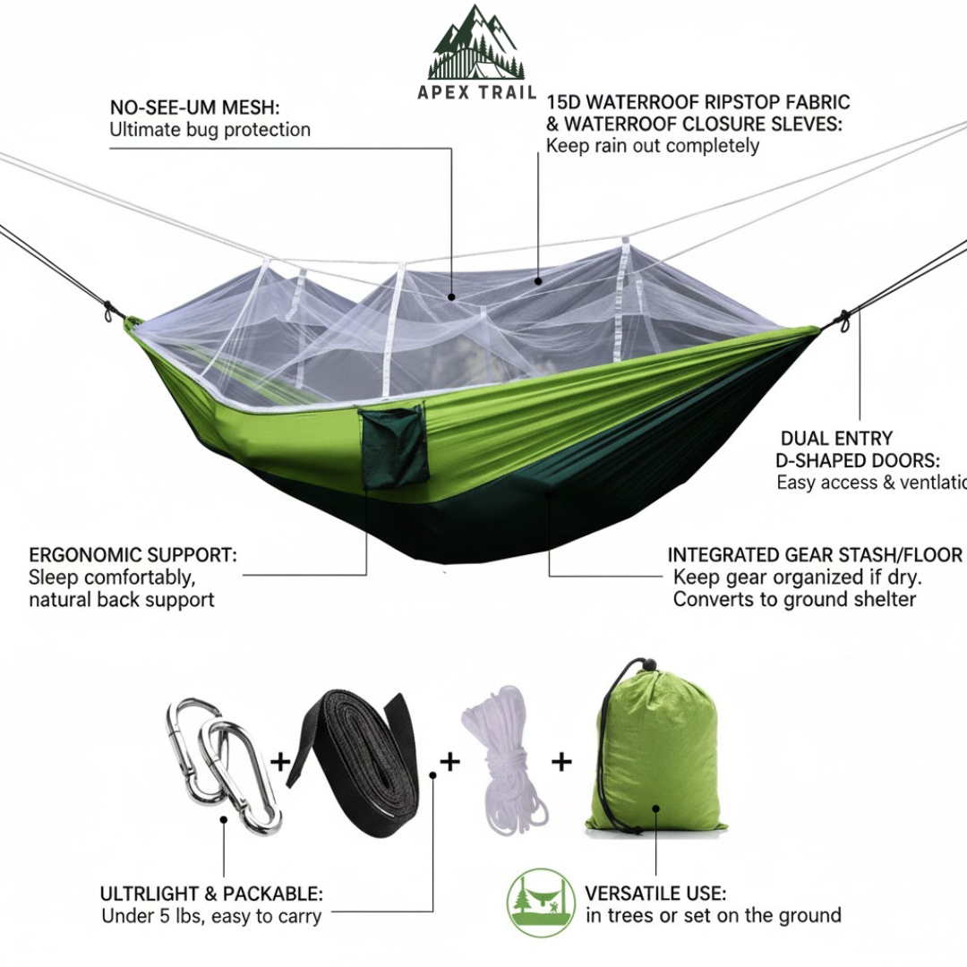 Ultimate Bug-Proof Adventure Hammock