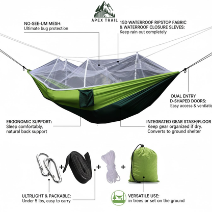 Ultimate Bug-Proof Adventure Hammock