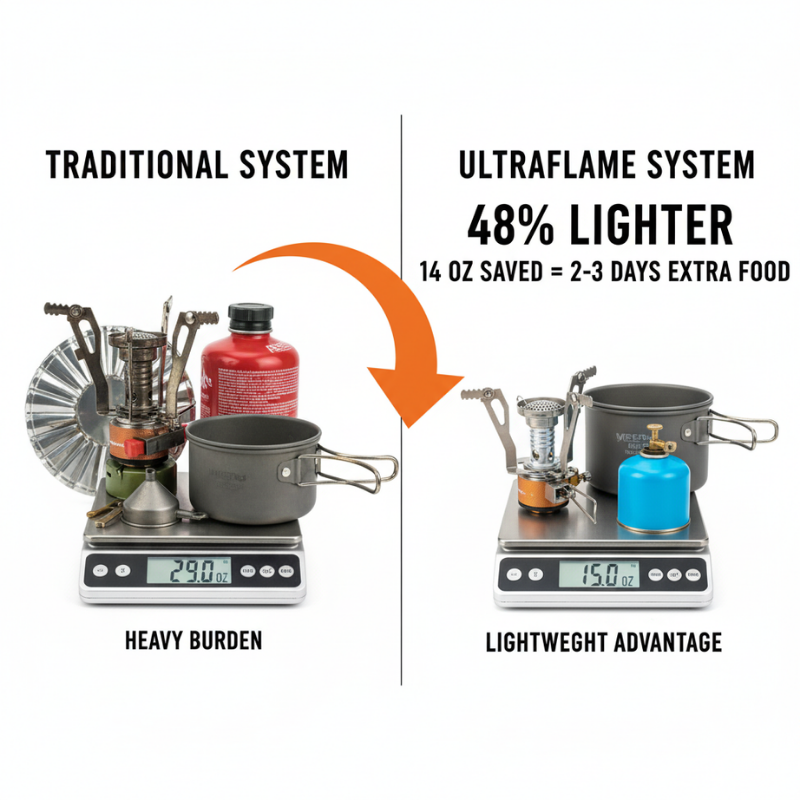 Ultralight Camping Stove 2.8oz