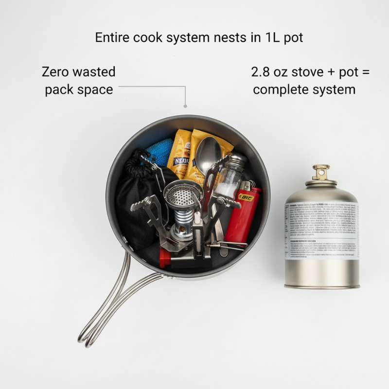 Ultralight Camping Stove 2.8oz