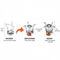 Ultralight Camping Stove 2.8oz