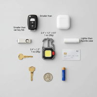 Mini COB LED Keychain Flashlight