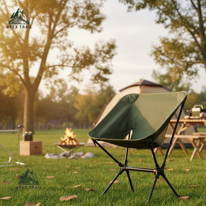 Low Back Ultralight Folding Camping Chairs With Storage Pouch | Apex Trail
