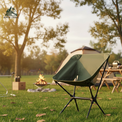 Low Back Ultralight Folding Camping Chairs With Storage Pouch | Apex Trail