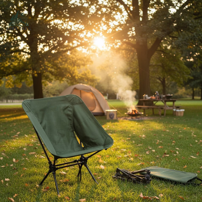 Low Back Ultralight Folding Camping Chairs With Storage Pouch | Apex Trail