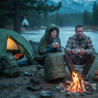 Apex Trail Winter Synthetic Sleeping Bag – Lightweight Envelope Cold Weather Camping