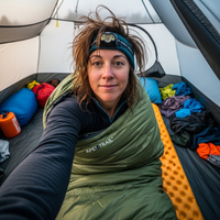 Apex Trail Winter Synthetic Sleeping Bag – Lightweight Envelope Cold Weather Camping