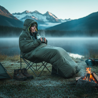 Apex Trail Winter Synthetic Sleeping Bag – Lightweight Envelope Cold Weather Camping