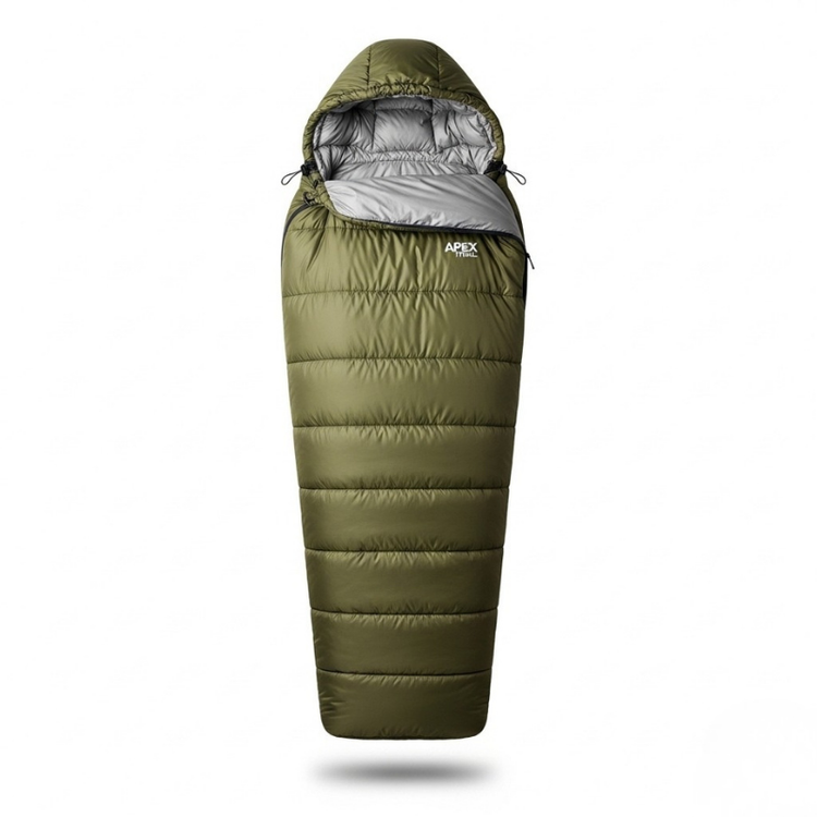 Apex Trail Winter Synthetic Sleeping Bag – Lightweight Envelope Cold Weather Camping