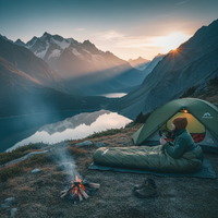 Apex Trail Winter Synthetic Sleeping Bag – Lightweight Envelope Cold Weather Camping