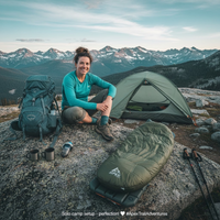 Apex Trail Winter Synthetic Sleeping Bag – Lightweight Envelope Cold Weather Camping