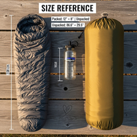 Apex Trail Winter Synthetic Sleeping Bag – Lightweight Envelope Cold Weather Camping